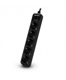 CyberPower B0520SC0-DE ylijännitesuoja musta 5 AC-pistorasia(a) 200 - 250 V 1,8 m