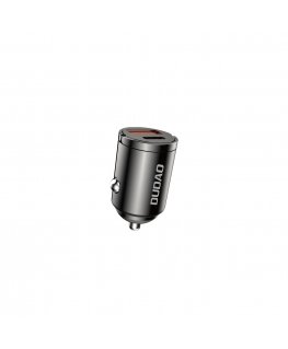 DUDAO R3MAX USB+ USB-C 48W Car Charger Universaali Harmaa Tupakansytytin Pikalataus Auto
