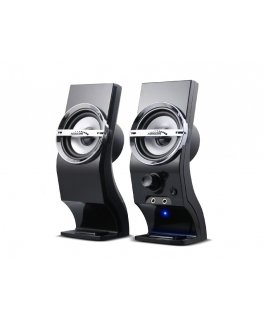 Audiocore AC805 skaļrunis 2 joslu Melns, Sudrabs Vadu 3 W