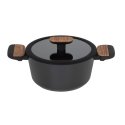 Resto Kitchenware Mon 2.6 L Round Black, Wood Resto Kitchenware Mon 2.6 L Round Black, Wood