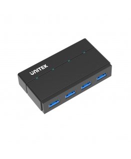UNITEK Y-HB03001 хаб-разветвитель USB 3.2 Gen 1 (3.1 Gen 1) Type-B 5000 Мбит/с Черный