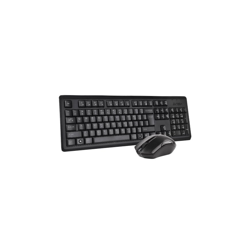 A4Tech 4200N keyboard Mouse included Office USB QWERTY English Black – 2