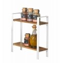 WENKO Louisa Rack shelf Freestanding Metal, Wood White, Wood WENKO Louisa Rack shelf Freestanding Metal, Wood White, Wood