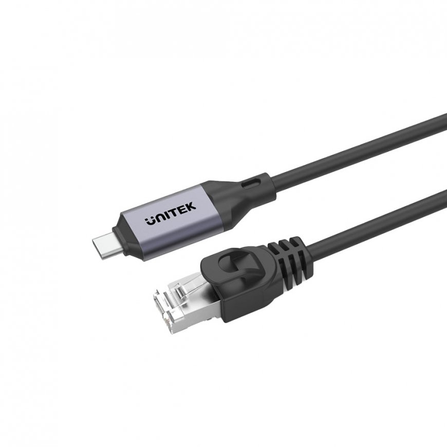 UNITEK C18148AGY01-3M tinklo kabelis Juoda