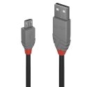 Lindy 36733 USB kabelis USB 2.0 2 m USB A Micro-USB B Juoda, Pilka Lindy 36733 USB kabelis USB 2.0 2 m USB A Micro-USB B Juoda, Pilka