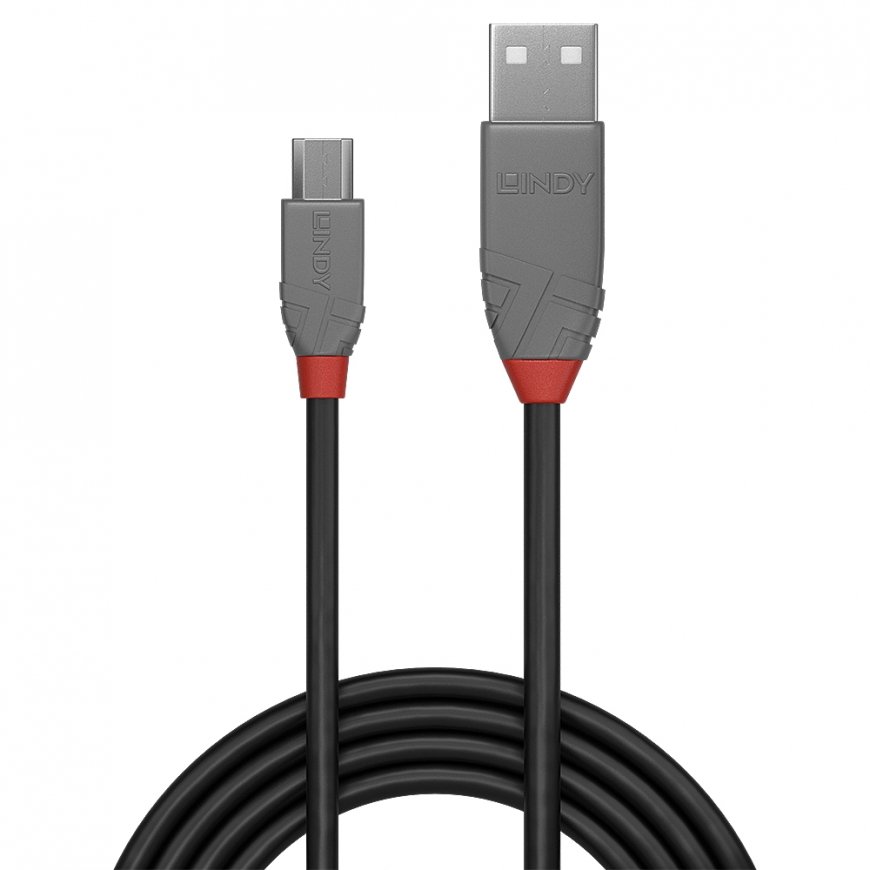 Lindy 36733 USB kabelis USB 2.0 2 m USB A Micro-USB B Juoda, Pilka – 2
