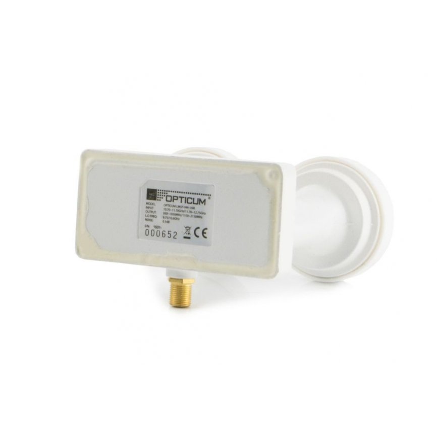Opticum LMP-04H Low Noise Block downconverter (LNB) 10.7 - 12.75 GHz White – 2
