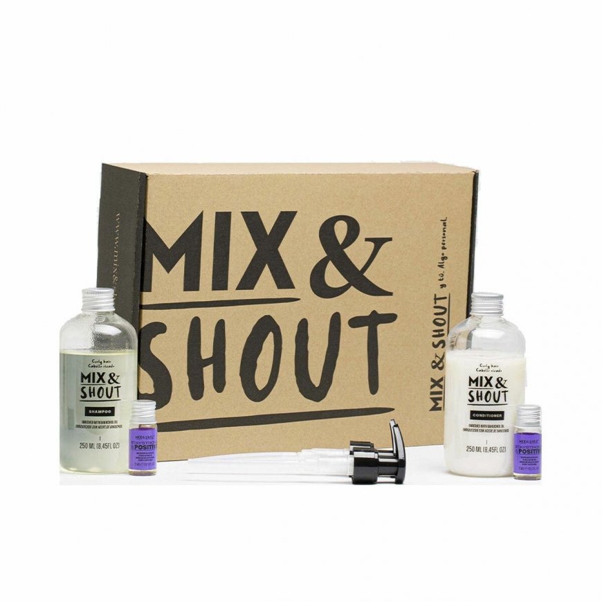 Shampoo Mix & Shout Rutina Rizado Protector Lote 4 Pieces Curly Hair