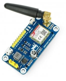 NB-IoT HAT, GSM SIM7020E, Raspberry Pi 4B/3B+/3B/2B/Zero add-on, Waveshare 15936