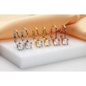 Brilio Silver Brilio Silver Minimalist gold-plated earrings with zircons EA914Y Brilio Silver Brilio Silver Minimalist gold-plated earrings with zircons EA914Y