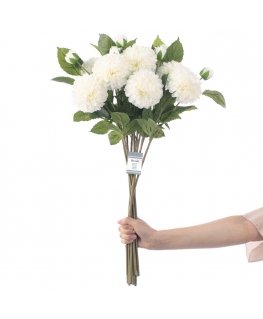 AmeliaHome Artificial flower AH PEWONI White 10 PCS