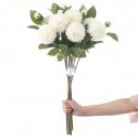 AmeliaHome Artificial flower AH PEWONI White 10 PCS AmeliaHome Artificial flower AH PEWONI White 10 PCS