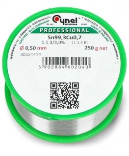 Juotos Cynel LC99.3 250g/0.5mm - lyijytön