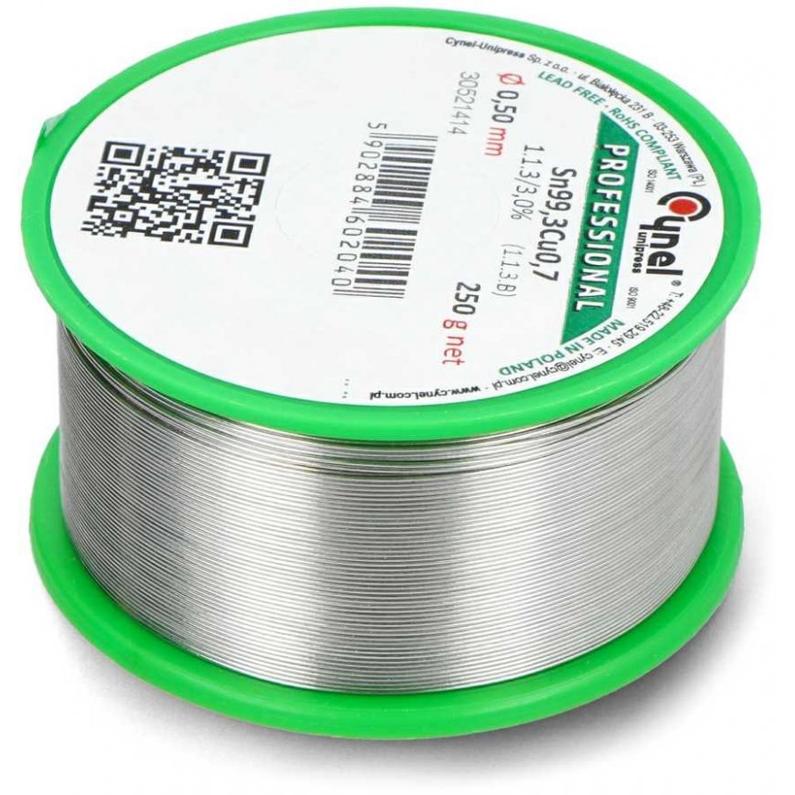 Solder Cynel LC99.3 250g/0.5mm - lead-free – 3