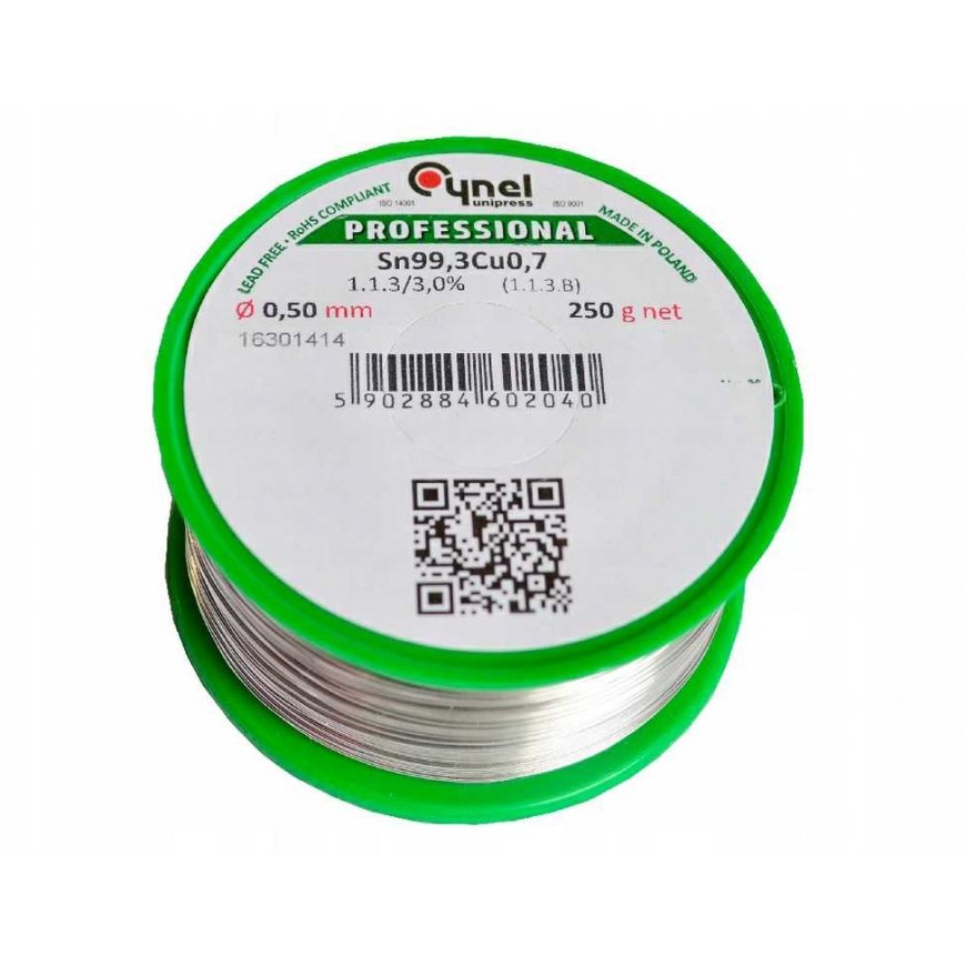Solder Cynel LC99.3 250g/0.5mm - lead-free – 4