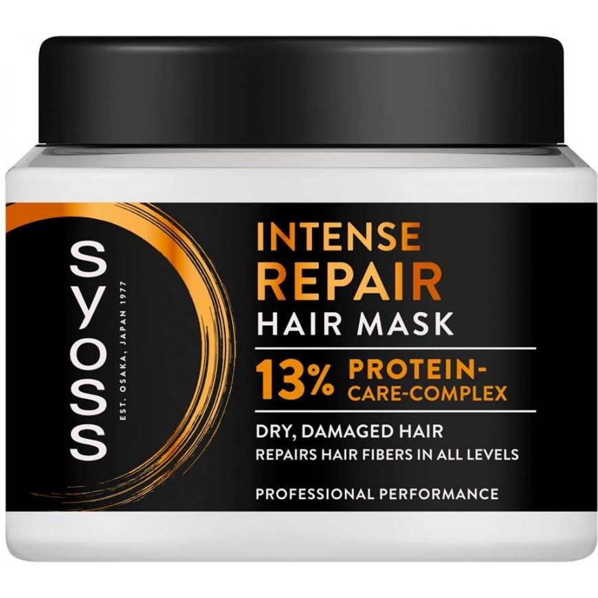 SYOSS Intense Repair Kaukė sausiems ir pažeistiems plaukams 400 ml – 2