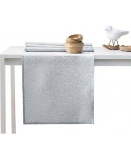 AmeliaHome Tablecloth AH GAIA HMD light gray 30X100