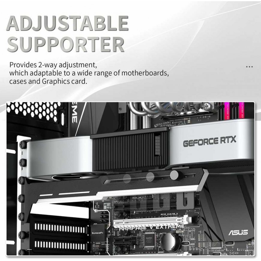 1st Cool 1stCOOL 1stCool Support GPU Metal Bracket, Black – 3