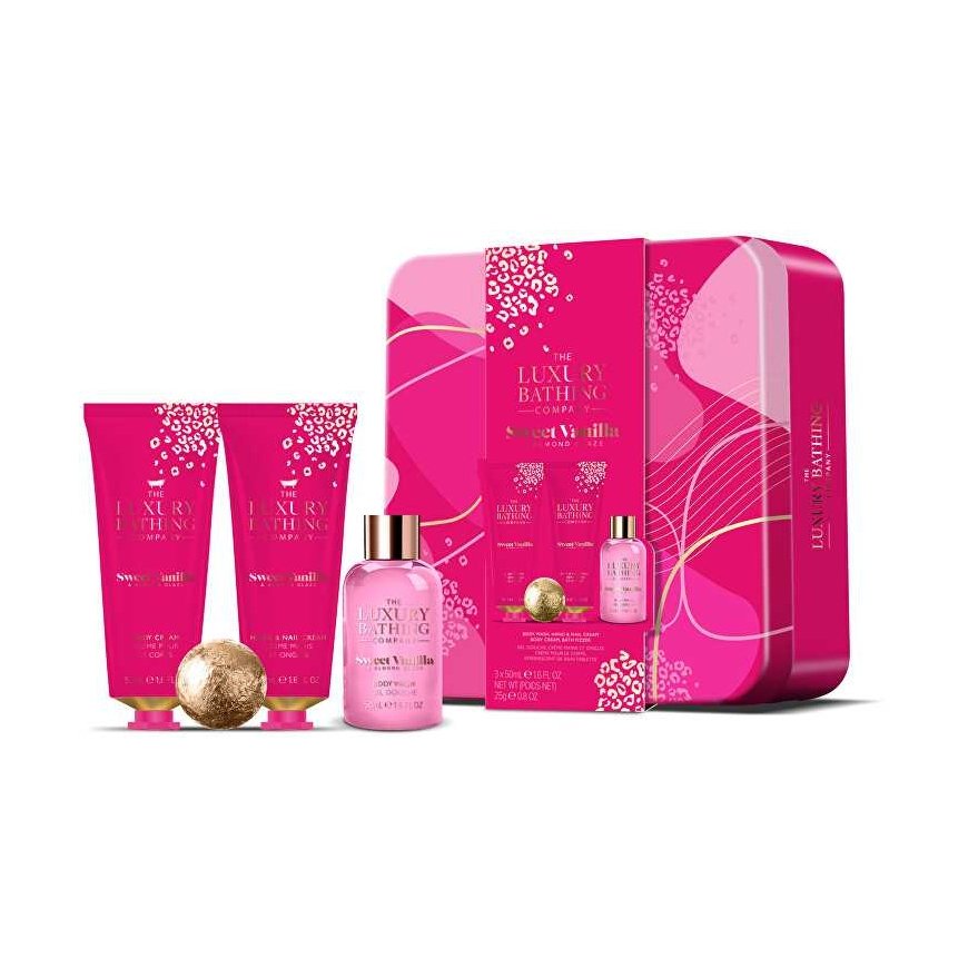 Body Grace Cole -vartalonhoitolahjapakkaus tölkissä Vanilla & Almond 4 kpl Naisille