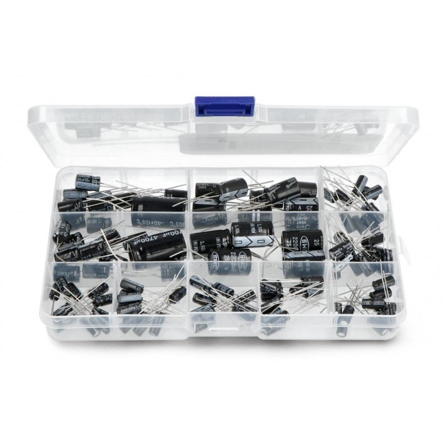 THT electrolytic capacitor set justPi - 107 pcs – 3