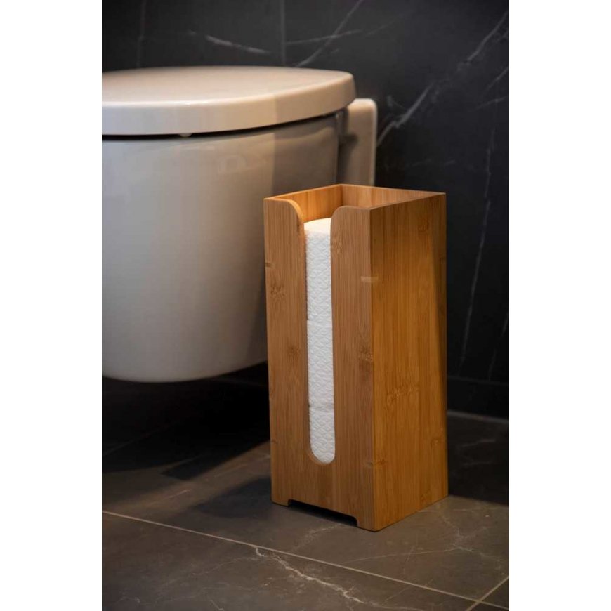 WENKO 24749100 WC-paperiteline Lattialla seisova Puu – 2
