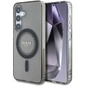 Guess Rhinestones Printed Classic Logo MagSafe Samsung Galaxy S25 phone case black Guess Rhinestones Printed Classic Logo MagSafe Samsung Galaxy S25 phone case black