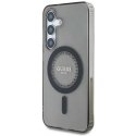 Guess Rhinestones Printed Classic Logo MagSafe Samsung Galaxy S25 phone case black Guess Rhinestones Printed Classic Logo MagSafe Samsung Galaxy S25 phone case black