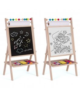 Ricokids Kaksipuolinen magneettipiirustuspöytä lisätarvikkeineen Rickokids