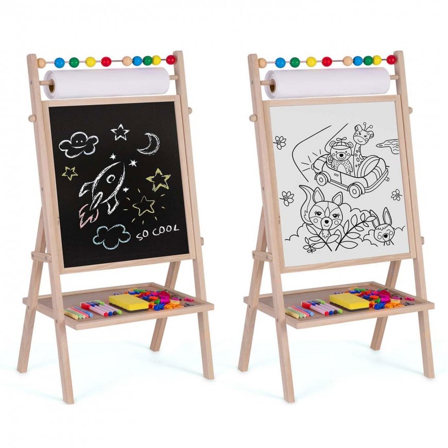 Ricokids Double-sided magnetic drawing board with