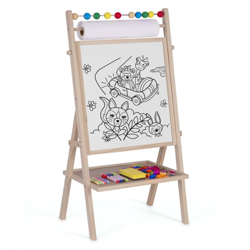 Ricokids Double-sided magnetic drawing board with accessories Rickokids – 3