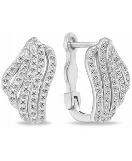 Brilio Silver Brilio Silver Glittering silver earrings EA134W