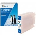 G&G-yhteensopiva muste/väriaine C13T04A240, NP-E-T04AXXLC-A, syaani, 8000s G&G-yhteensopiva muste/väriaine C13T04A240, NP-E-T04AXXLC-A, syaani, 8000s