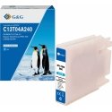 G&G kompatybilny ink / tusz su C13T04A240, NP-E-T04AXXLC-A, cyan, 8000s