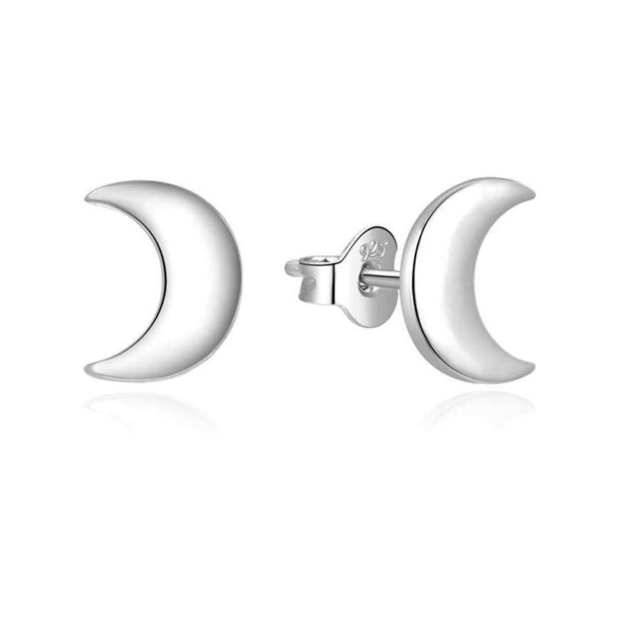 Moiss Fit Sidabrinis Auskarai Moon E0