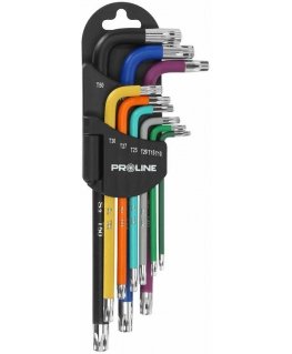 Pro-Line Proline Long torx keys, set of 9, t10-t50, s2, proline