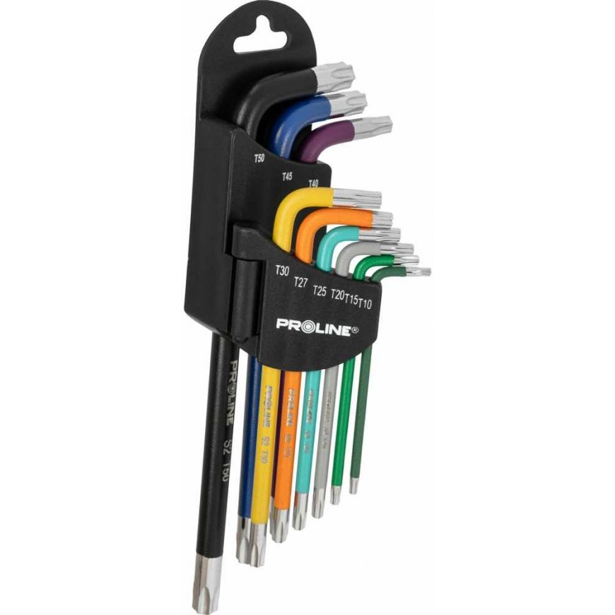Pro-Line Proline Pitkät torx-avaimet, 9 kpl sarja, t10-t50, s2, proliini – 2
