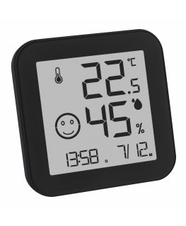 TFA-Dostmann 30.5054.01 aplinkos termometras Elektroninis aplinkos termometras Vidaus Juoda, Balta