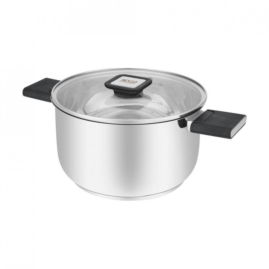 Resto Kitchenware Anser 3,2 L Круглый Черный, Нержавеющая сталь – 2
