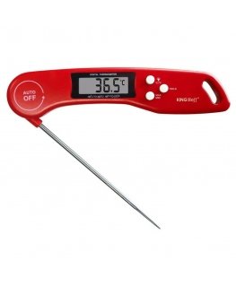 King Hoff ELECTRONIC FOOD THERMOMETER -50-300C LCD KINGHOFF KH-1670 Red