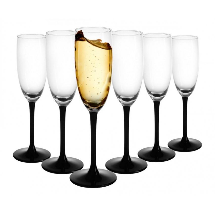 ONYX SET OF 6 CHAMPAGNE GLASSES 180 ML – 2