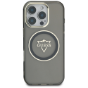 Guess IML Metal Mountain Logo MagSafe Apple iPhone 16 Pro phone case black Guess IML Metal Mountain Logo MagSafe Apple iPhone 16 Pro phone case black