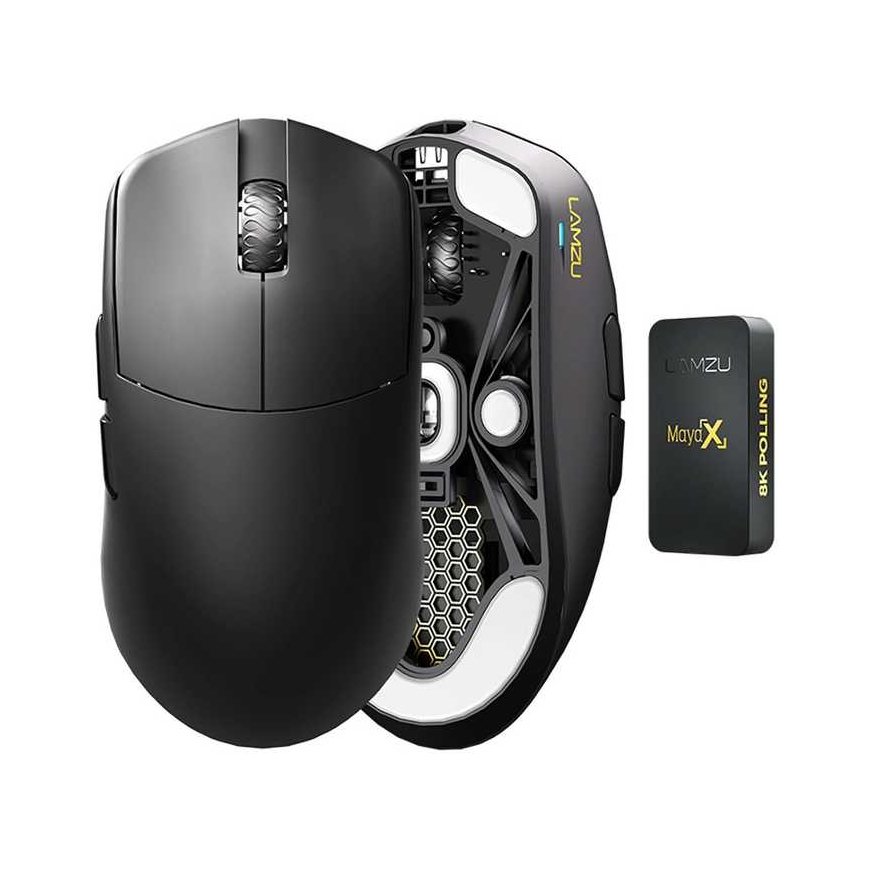 Lamzu MAYA X 8K Black (Black) Wireless Gaming Mouse – 3