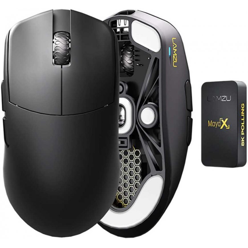 Lamzu MAYA X 8K Black (Black) Wireless Gaming Mouse – 5