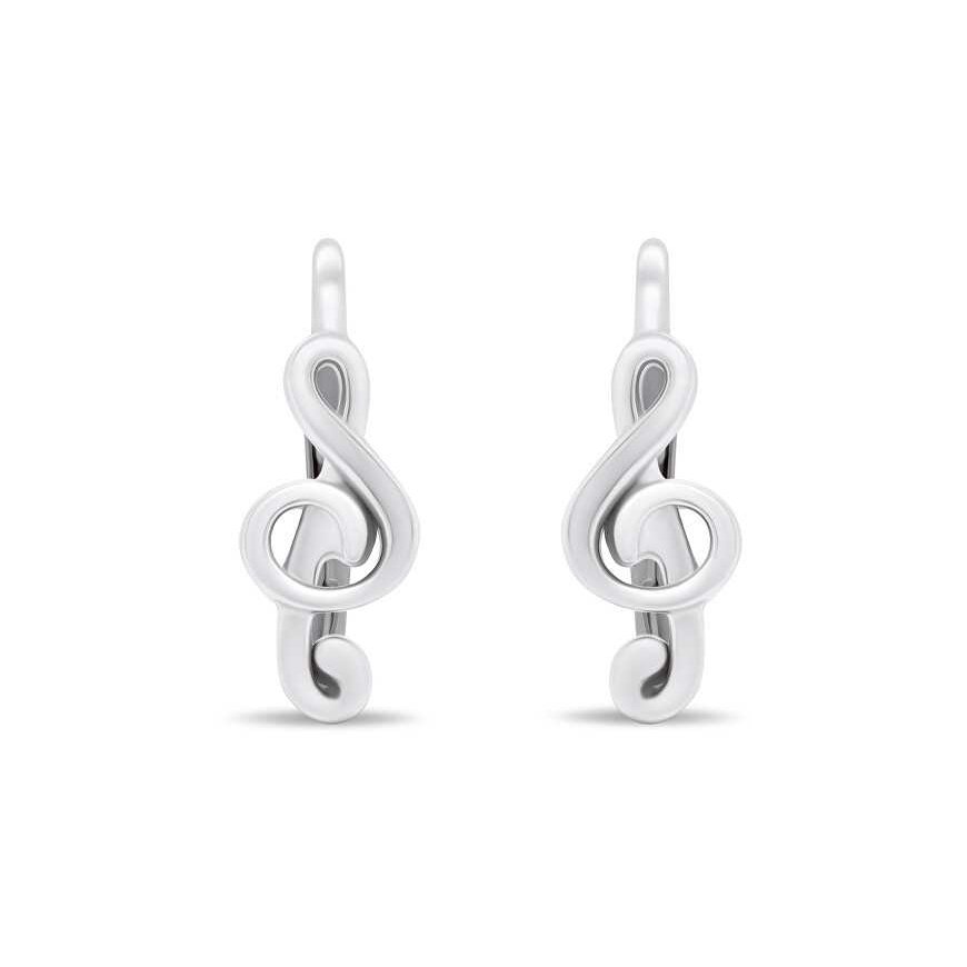 Brilio Silver Hopea avaimen muotoiset korvakorut EA394W