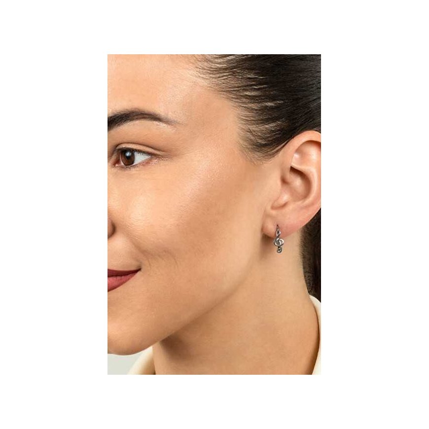 Brilio Silver Silver key-shaped earrings EA394W – 5
