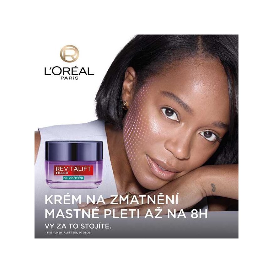 L'Oreal Skin voide rasvaiselle iholle Revitalift Filler Oil Control (voide) 50 ml – 5