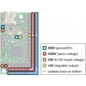 Mini Maestro USB 18-kanavainen servoohjain, Pololu 1354