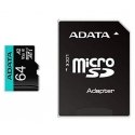 ADATA Premier Pro 64 GB MicroSDXC UHS-I Klases 10 ADATA Premier Pro 64 GB MicroSDXC UHS-I Klases 10