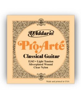 D'Addario EJ43 mūzikas instrumentu stīga Klasisks 6 pcs Neilons Ģitāra