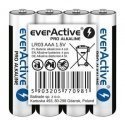 Sārmu baterijas everActive Pro Alkaline LR03 AAA - 4 gab Sārmu baterijas everActive Pro Alkaline LR03 AAA - 4 gab